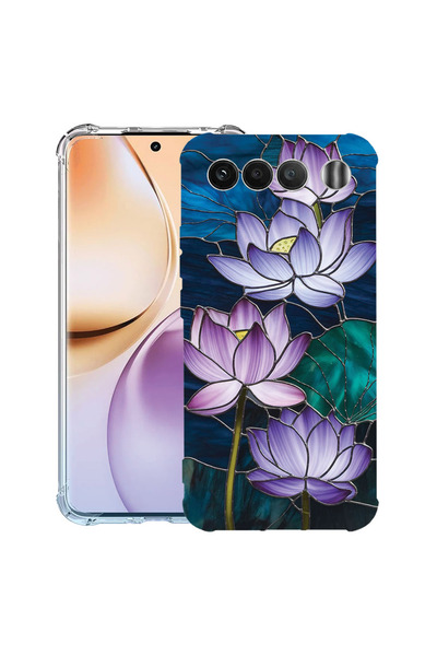 bestcase ® Husa Anti Shock Case For Realme 16, Floral - Stained Glass Lotus, ...