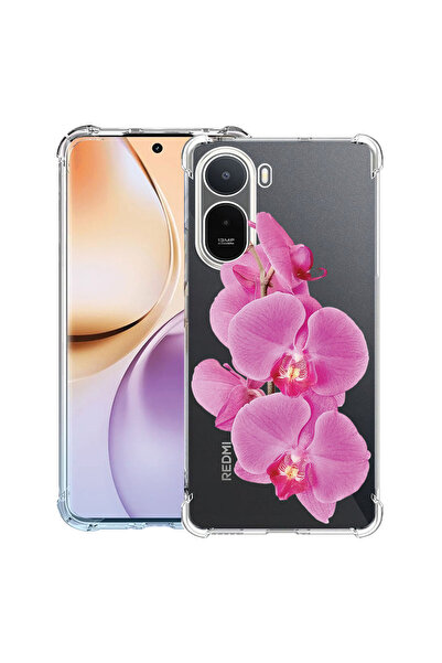 bestcase ®   Husă Antișoc pentru Xiaomi Redmi A7 Pro, Florală - Orhidee Roz M...