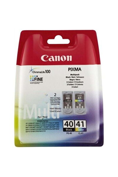 NO BRAND 2x CERNEALĂ NOUĂ CANON PG40 CL41 PIXMA MP150 MP160 MP170 MP190 MP210...