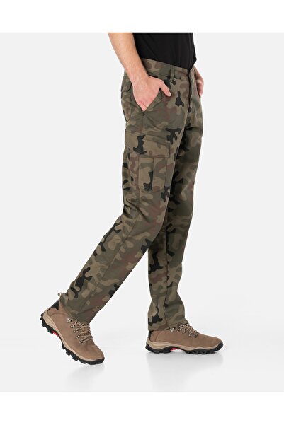 NO BRAND Pantaloni bărbați camuflaj militar moro cargo vânător b01 L