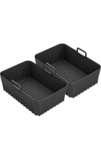 NO BRAND Inserție de silicon pentru friteuza cu aer Ninja Af400Eu, set 2 bucăți