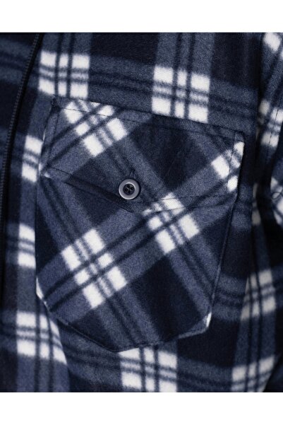 NO BRAND Geacă mare călduroasă din fleece, de iarnă, pentru bărbați, căptușit...