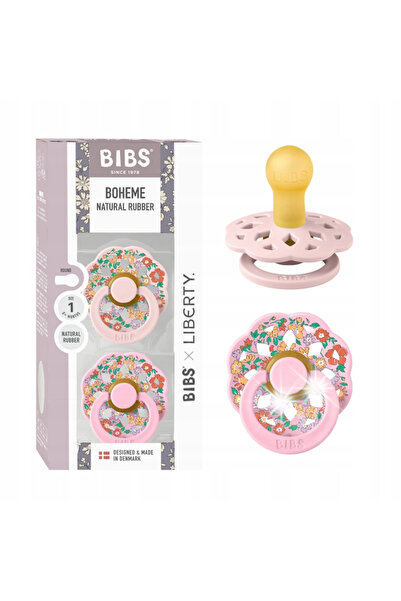 NO BRAND Bavete pentru bebeluși Boheme Liberty 2 bucăți Rotunde 0m+ Blossom/ Roz