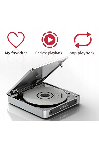 NO BRAND Fiio Dm13 Bt Player CD Portabil cu Înregistrare USB și Bluetooth Negru
