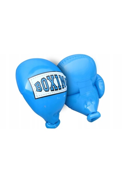 NO BRAND Set de box gonflabil Mănuși Albastru + Roșu Cadou