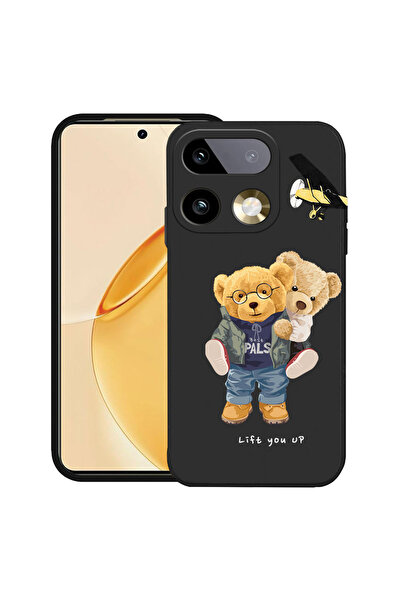 bestcase ®   Θήκη TPU Υπέρλεπτη Husa για Realme 16 Pro Plus, Αρκουδάκι Στήριξ...