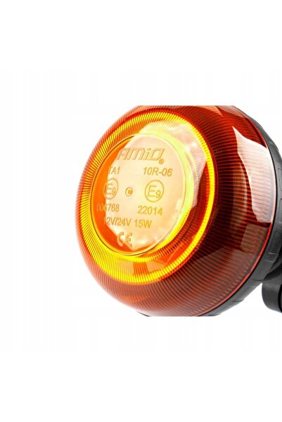 NO BRAND Lampă de avertizare Mini Cockerel 18 LED cu filet R65 R10 12-24V W21...
