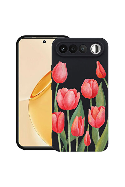 bestcase ®   Husă TPU Ultra Subțire pentru Realme 16, Lalele Roșii, 3156801 B...