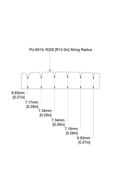 NO BRAND Graph tech pu 6519 00 șa de gât un-lock fr sp