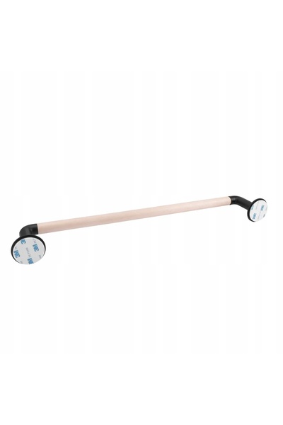 NO BRAND Sensea Scandi Negru Suport rotund din lemn pentru prosoape 48 cm
