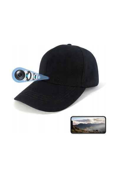 OnShoping Mini cameră spion ascunsă într-o șapcă cu vizor Full HD Wifi