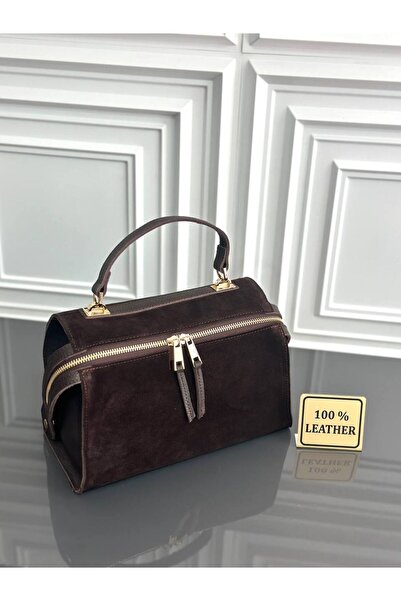 My Easy Shop Mesbag Women's Bag Genuine Suede Leather Shoulder Bag