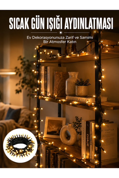 ucuzteknom Led Light Tree Decoration Decorative Lighting with Bulbs 10 Meters...