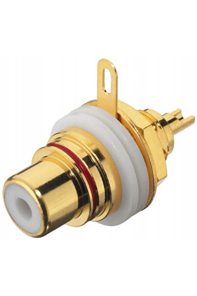 Monacor Mufă RCA Cinch de montare T-710Gi - Pereche