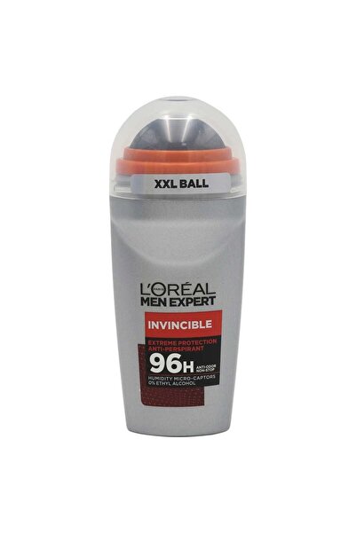 Loreal Elvive Антиперспирант, Лореал, Експерт Рол-он 50 мл Мен Инвинсибъл 96Ч