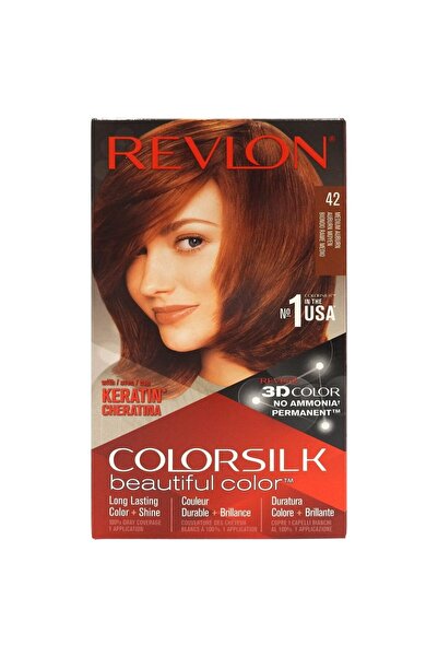 Revlon Hair Dye, Color Silk, 42 Medium Auburn