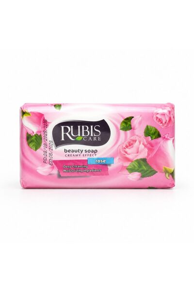Rubis Solid Soap, Rose Scent, 150 g, Pink