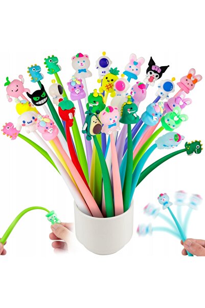 NO BRAND Pixuri antistres squishy cu animale din silicon Kawaii