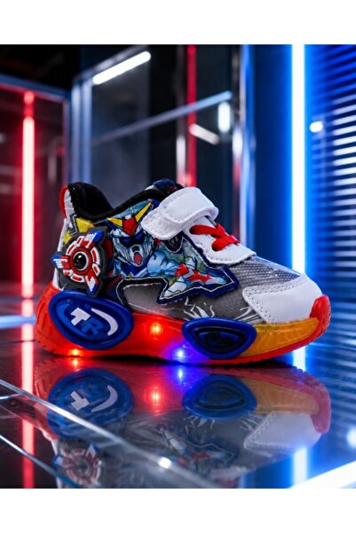HANNA Pantofi sport cu lumini LED, Model Robo, Multicolor