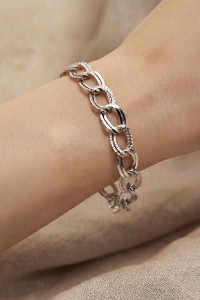 Rua Jewelry Steel Italian Milky Way Bracelet 9 mm Silver Color |   Anti-Tarni...