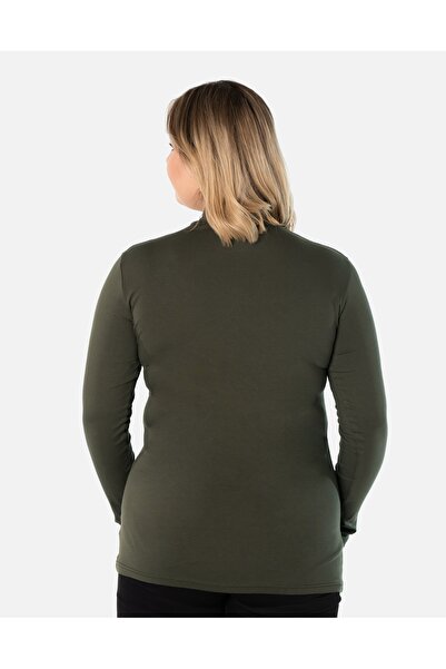 NO BRAND Pulover subțire elegant de damă, cu guler semi-înalt, din bumbac 388...