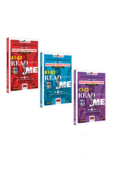 Yargı Yayınları A1-A2 B1-B2 C1-C2 Read Me İngilizce Hikaye Kitabı 3 Kitap Bir...