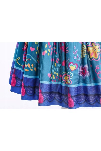NO BRAND Rochie Costum Mirabel Magică Encanto pentru Bal Carnaval 104 110