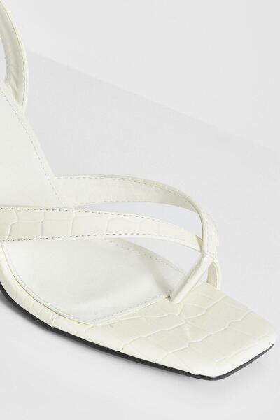 NO BRAND Sandale negre stil japonez cu toc clasic Boohoo 38