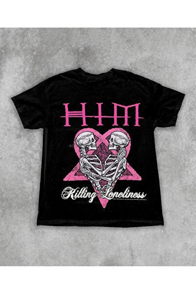 Grafftee Clothing Him Printed Unisex Oversize T-Shirt