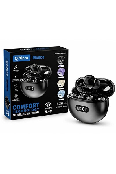 PopZa Medco Q70 Pro Bluetooth Earbuds – Noise Cancellation & Long Battery Life