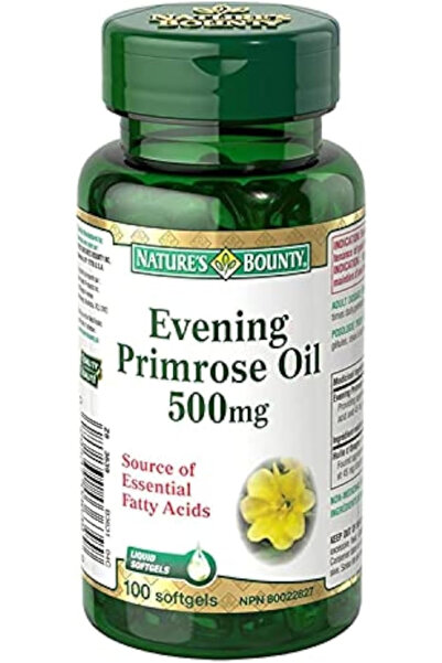 Nature's Bounty Evening Primrose Oil 500Mg.
