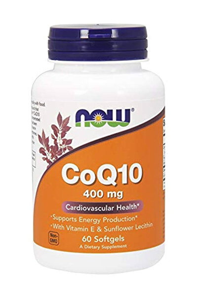 Now Food Now Coq10, 400Mg Softgels, 60 Tablets