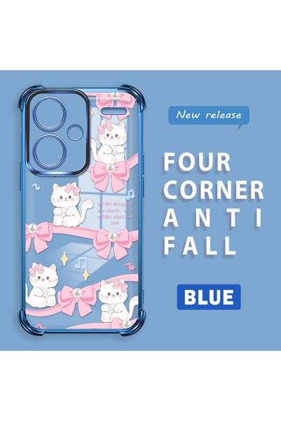 ucuc Redmi Note 13 Pro Plus 5g Compatible Transparent Back Four Corners Reinf...
