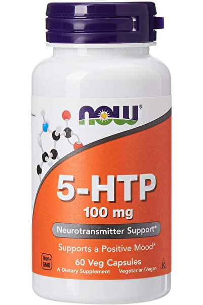 Now Food Now Foods 5-Htp Vitamins, 100 Gm 60 Vegetables Capsules