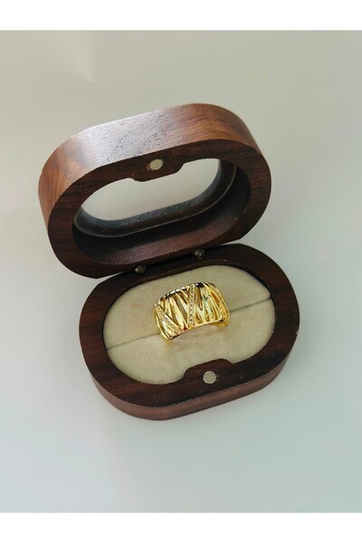 BYYEŞO Asymmetric Steel Adjustable Ring