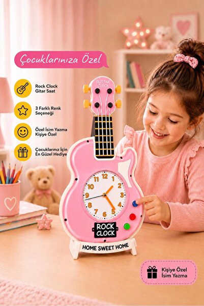 TEC-X Kişiye Özel Çocuk Rock Clock Hediye Saati