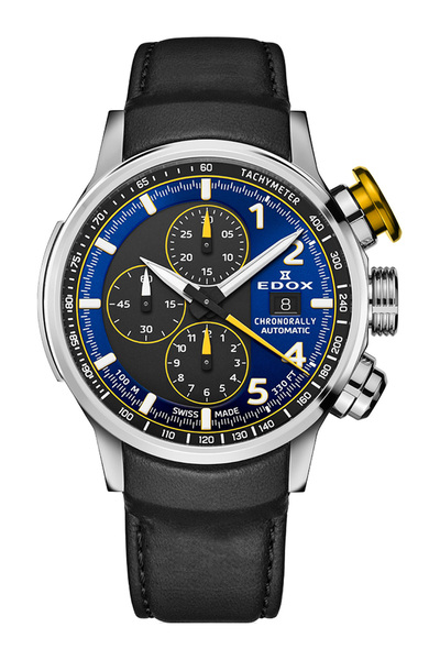 Edox Ceas bărbătesc 01129-TTNJCN-BUNJ, Automatic, 45mm, 10ATM