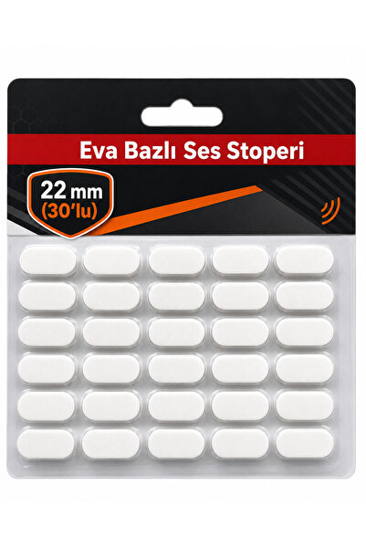 Arkhelais Sound Stopper Eva Based 22 mm – 30-Pack Adhesive Door Anti-Impact a...