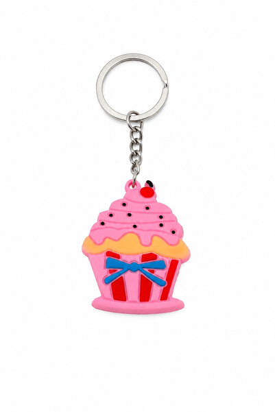 TRENDHİLL Emoji Silicone Keychain - Cupcake