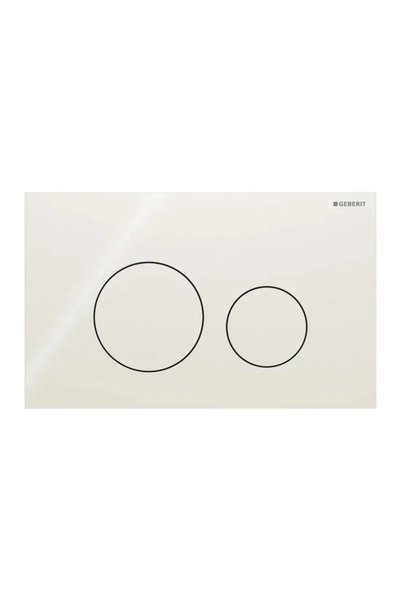 Geberit Placă de acționare Sigma40 Slim, finisaj lucios gri nisipiu