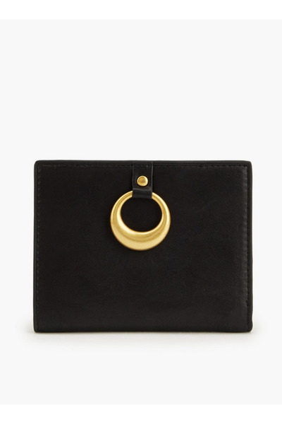 Celeste Bi-Fold Wallet with Metallic Trim
