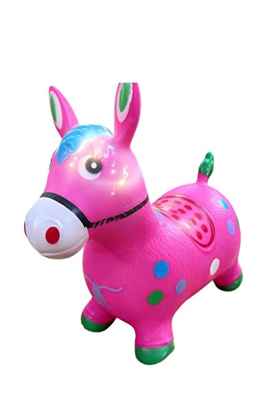 happyworld2026 Calut de sarit gonflabila, Jumping Donkey, Cu sunete si lumini...