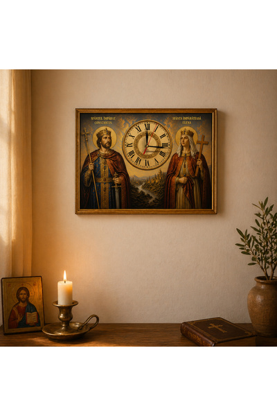 Magazin Bisericesc Nazaret Ceasul Sfințiilor Împărați Constantin și Elena