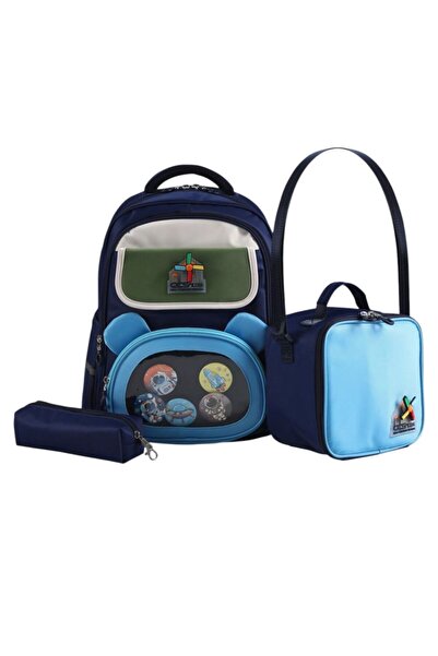 ÇÇS Kids Premium Okul Çanta Seti 3'lü İlkokul Ortaokul Sırt Çantası Termal Be...