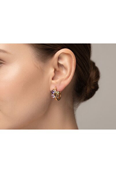 robel Elegant Crystal Leaf Stud Earrings – Fashion Earrings for Women