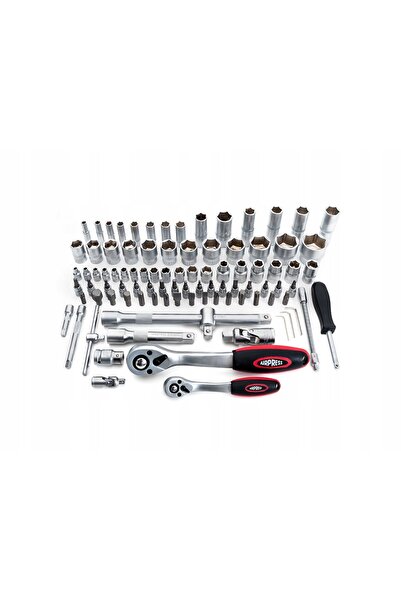 Airpress Set de scule, 94 piese, adaptoare / clicheturi / chei tubulare hexag...