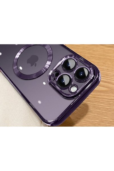 Ummeslem Case Compatible for Apple iPhone 15 Pro Max Round Showing Logo Camer...
