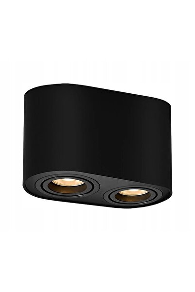 Rabalux Plafonieră dublă neagră aplicată pentru living 2xGU10 max 42W