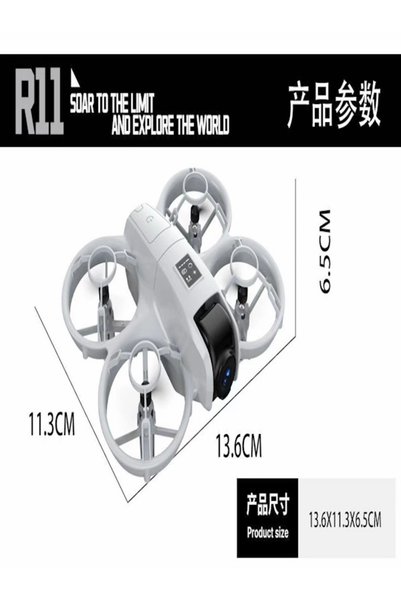 Mini Drone ile 1080P Full HD Kamera, 500-1000 Metre Uçuş Mesafesi ve 20-30 Dakika Uçuş Süresi