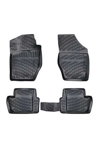 DELUXETUNING Set covorase auto cauciuc Citroen C4 II, DS4 2010-2018 forma tavita